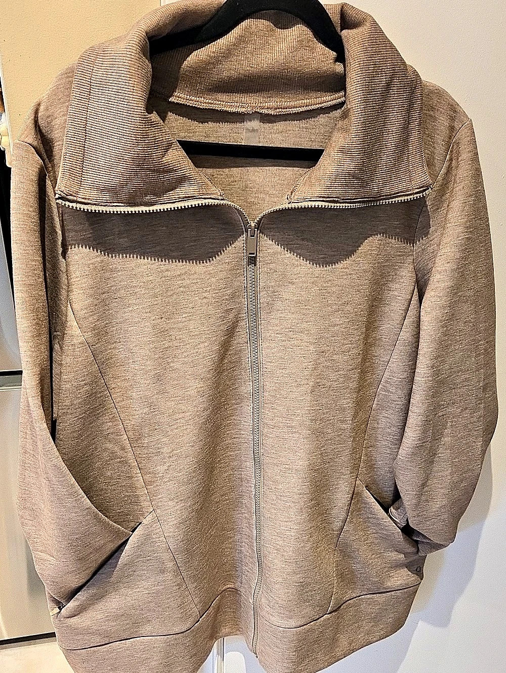 New Hyba Brown Full-Zip Sweatshirt Size 2X